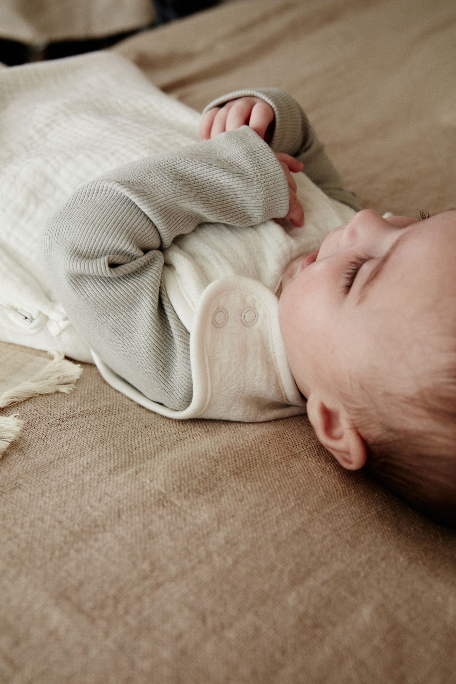 Buy Cream Muslin 1 Tog Baby 100 Cotton Sleep Bag from the Next UK online shop