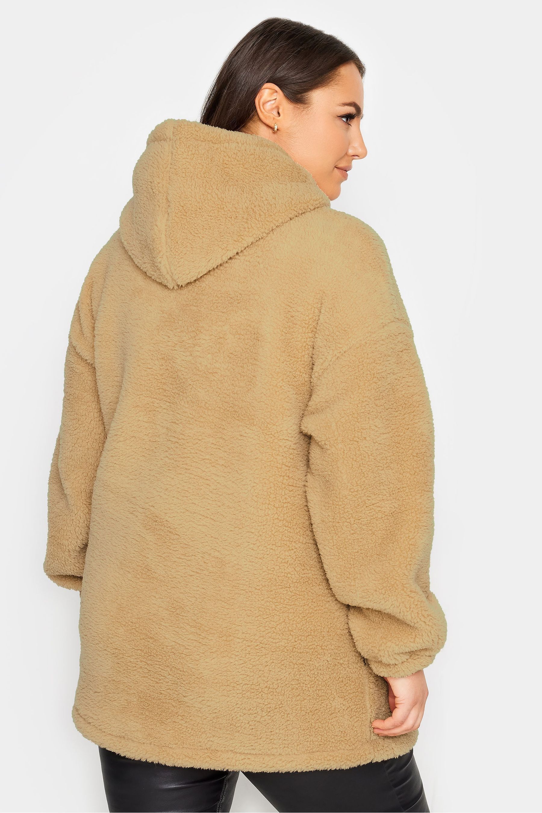 Teddy faux fur hoodie store