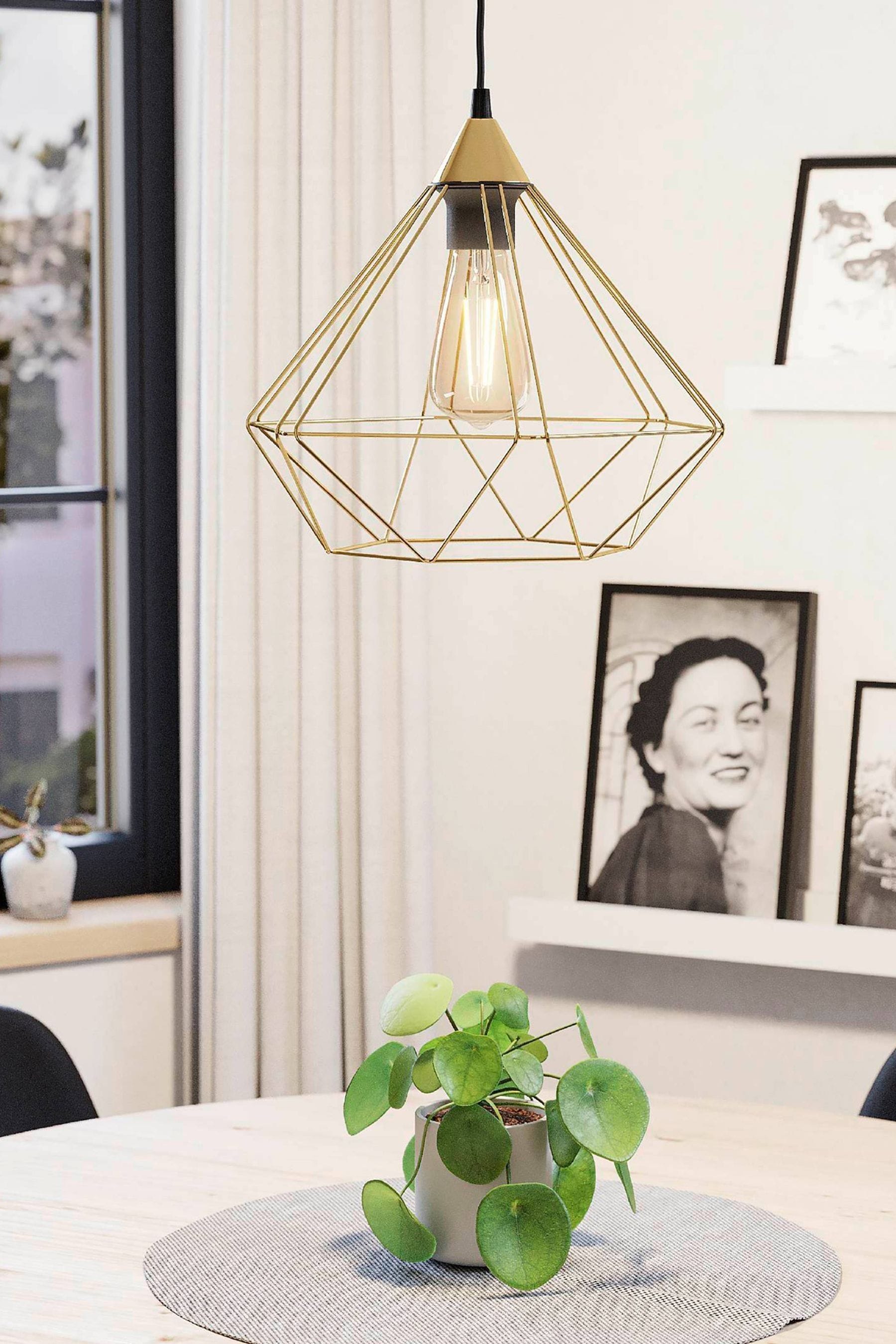 Single pendant clearance ceiling light