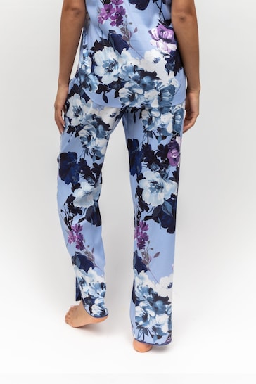 Cyberjammies Blue Floral Print Pyjama Bottoms