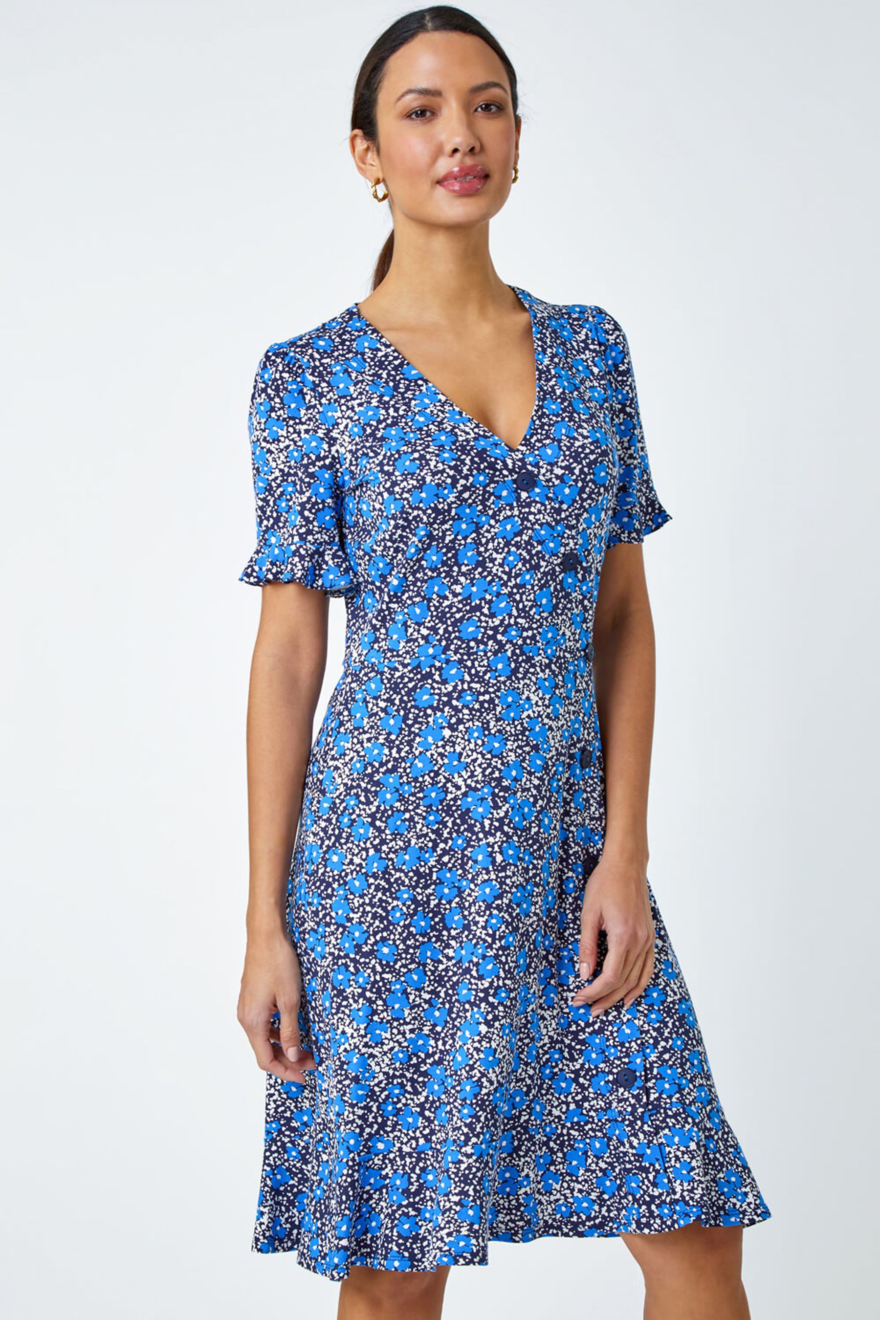 Ditsy tea dress uk 2025