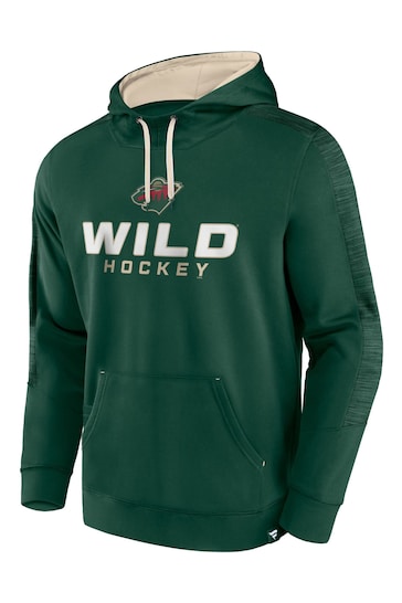 Fanatics Green Minnesota Wild Pullover Fleece Hoodie