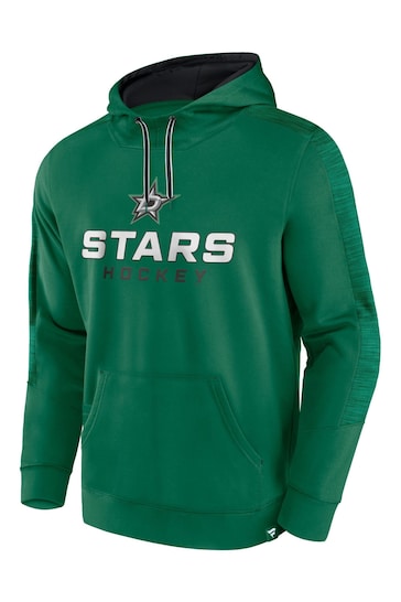 Fanatics Green NHL Dallas Stars Pullover pink Fleece Hoodie