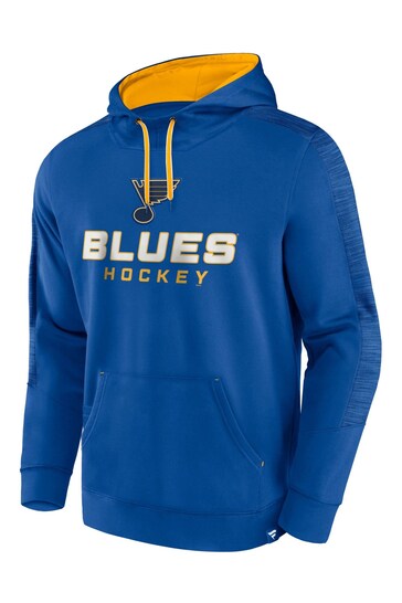 Fanatics Blue NHL St. Louiss Pullover Fleece Hoodie