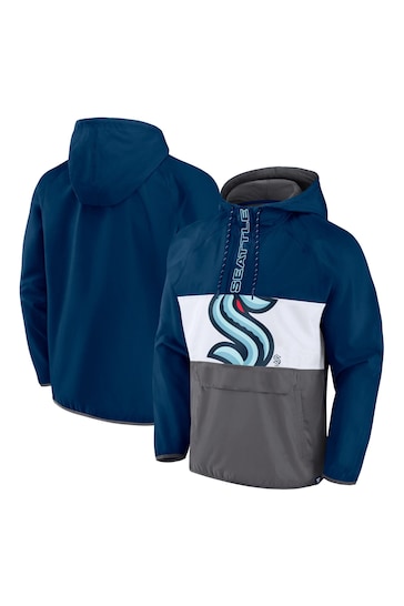 Fanatics Blue NHL Seattle Kraken Lightweight Jacket