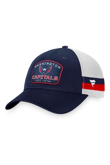 Fanatics Blue NHL Washington Capitals Fundamental Structured Trucker Hat