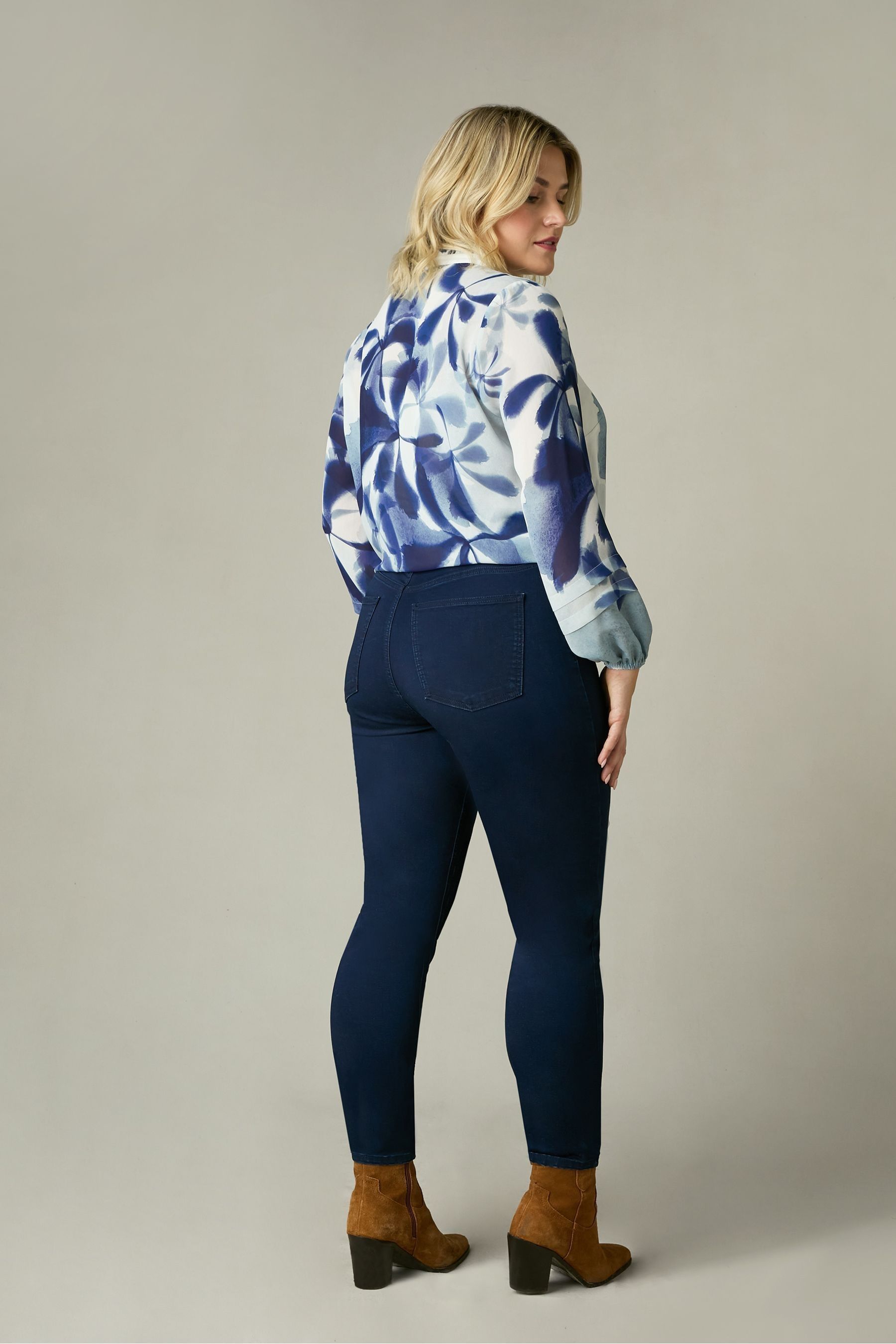 Navy jeggings uk online