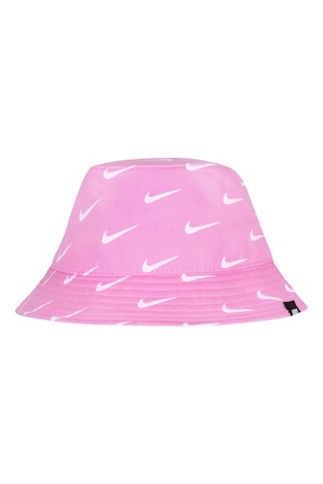 Nike Pink Little Kids Swoosh Bucket Hat