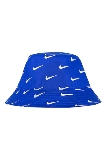 Nike Blue Little Kids Swoosh Bucket Hat