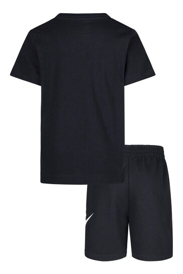 Nike Black Infant Club T-Shirt and Shorts Set