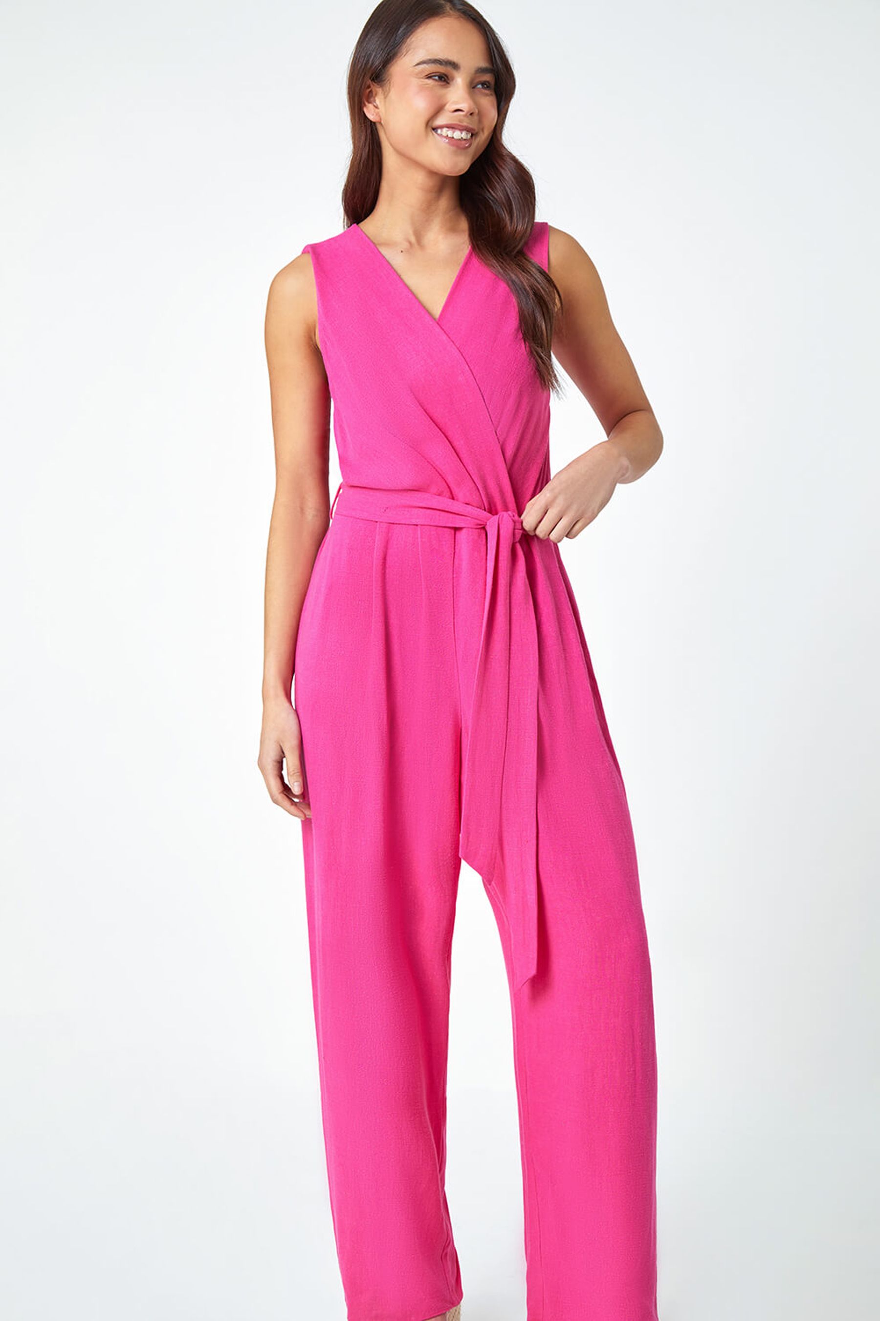 Roman store pink jumpsuit