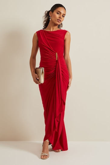 Phase Eight Red Petite Donna Maxi Dress