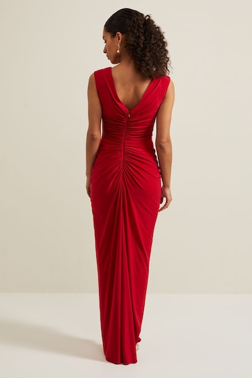Phase Eight Red Petite Donna Maxi Dress