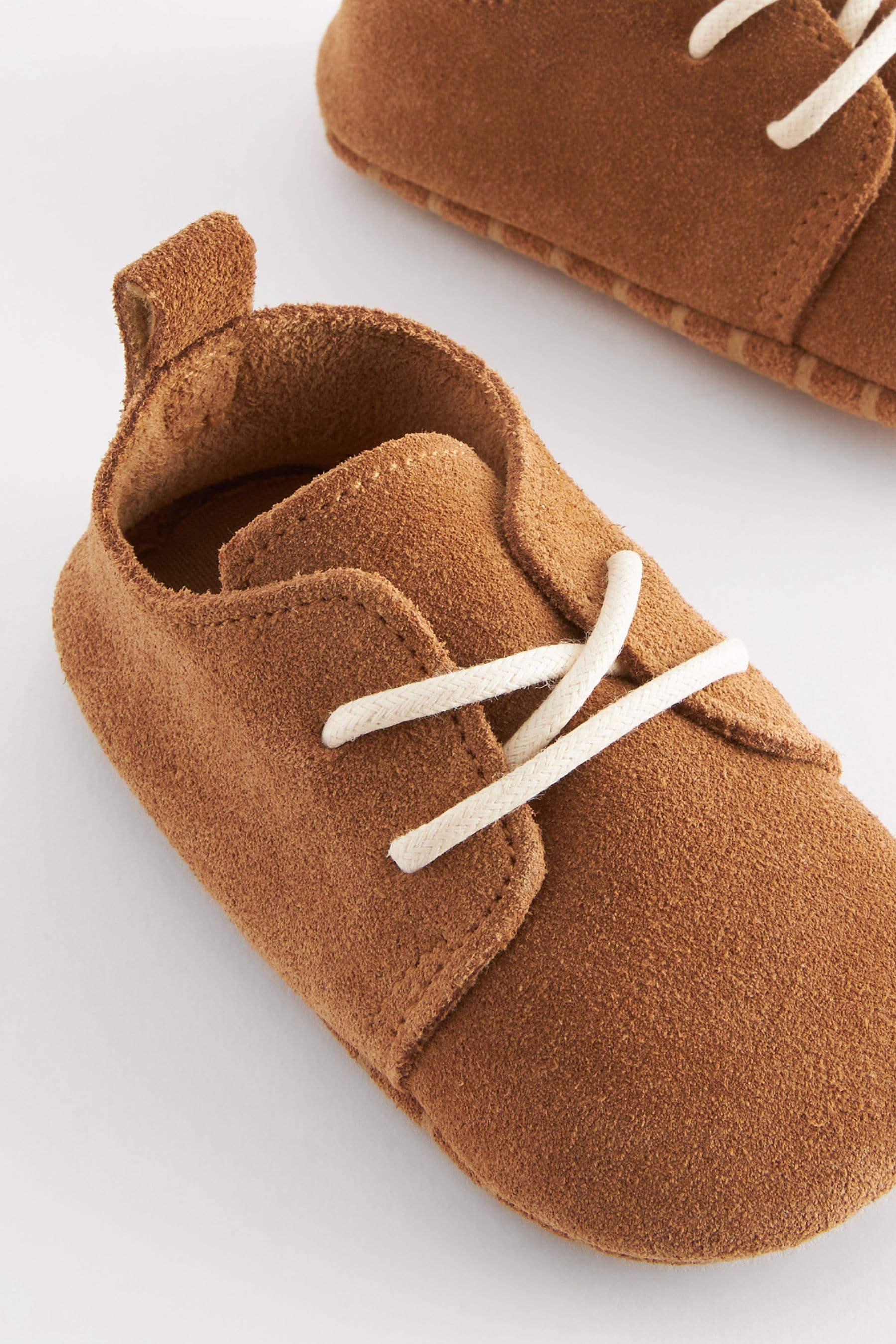 Suede baby top shoes