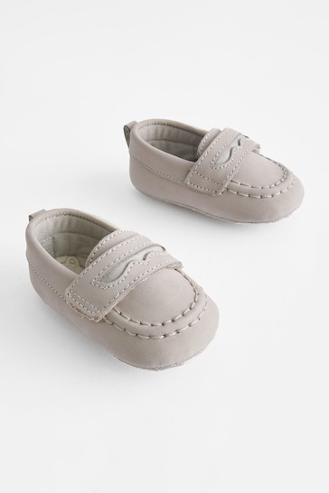 Neutral Moccasin Baby Shoes (0-24mths)