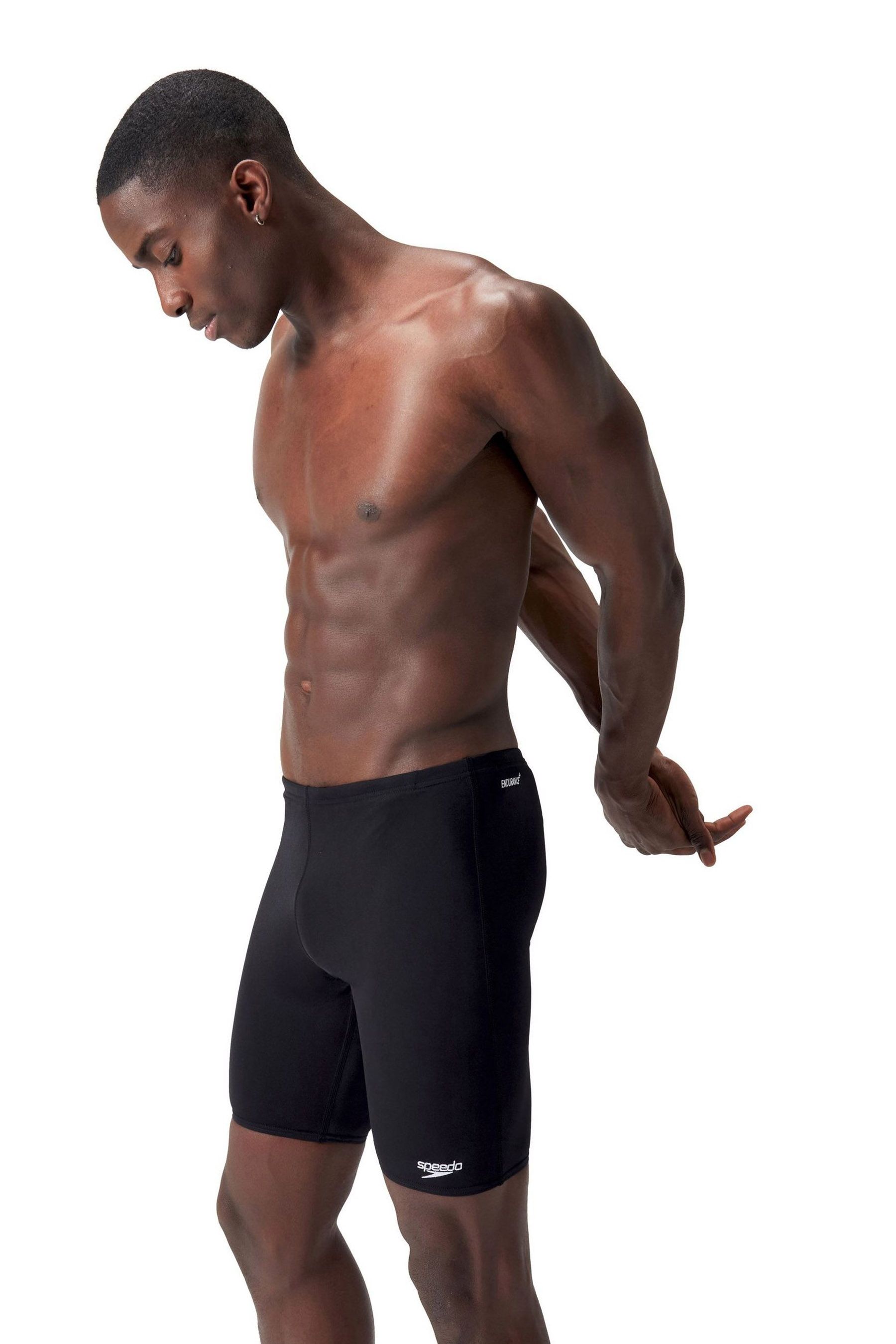 Buy Speedo Mens Endurance Jammer Black Swim Shorts from the Next