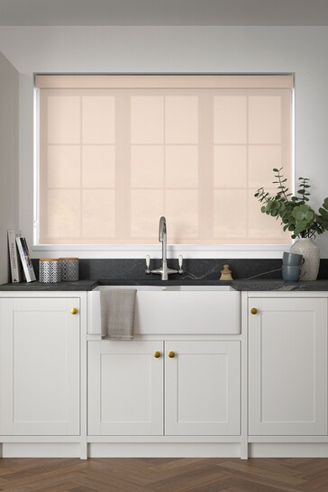 Almond Natural Simply Plain Made to Measure Roller Blind