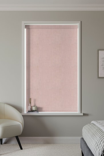 Rose Pink Leela Made to Measure Roller Blind