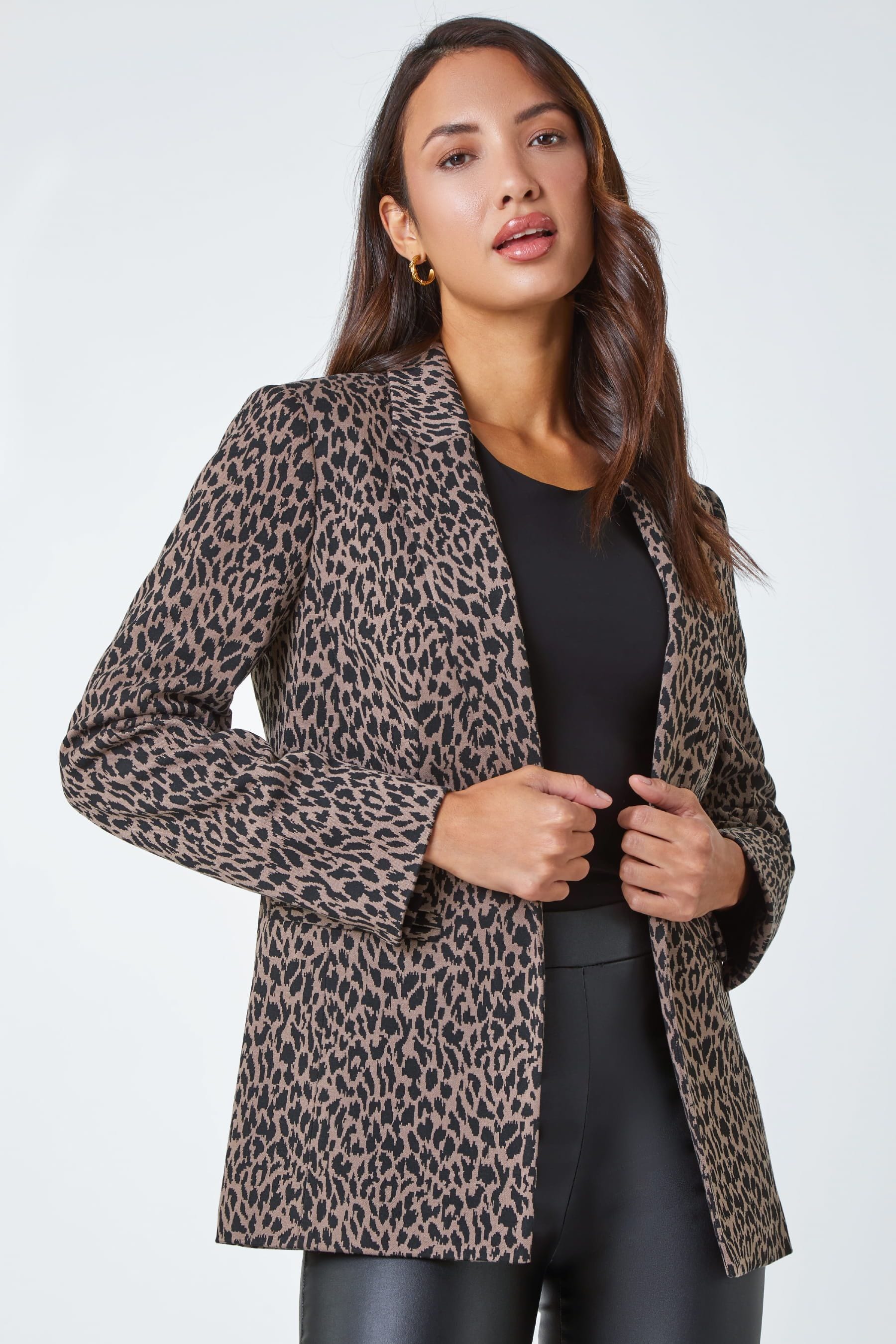 Animal print blazer uk shop