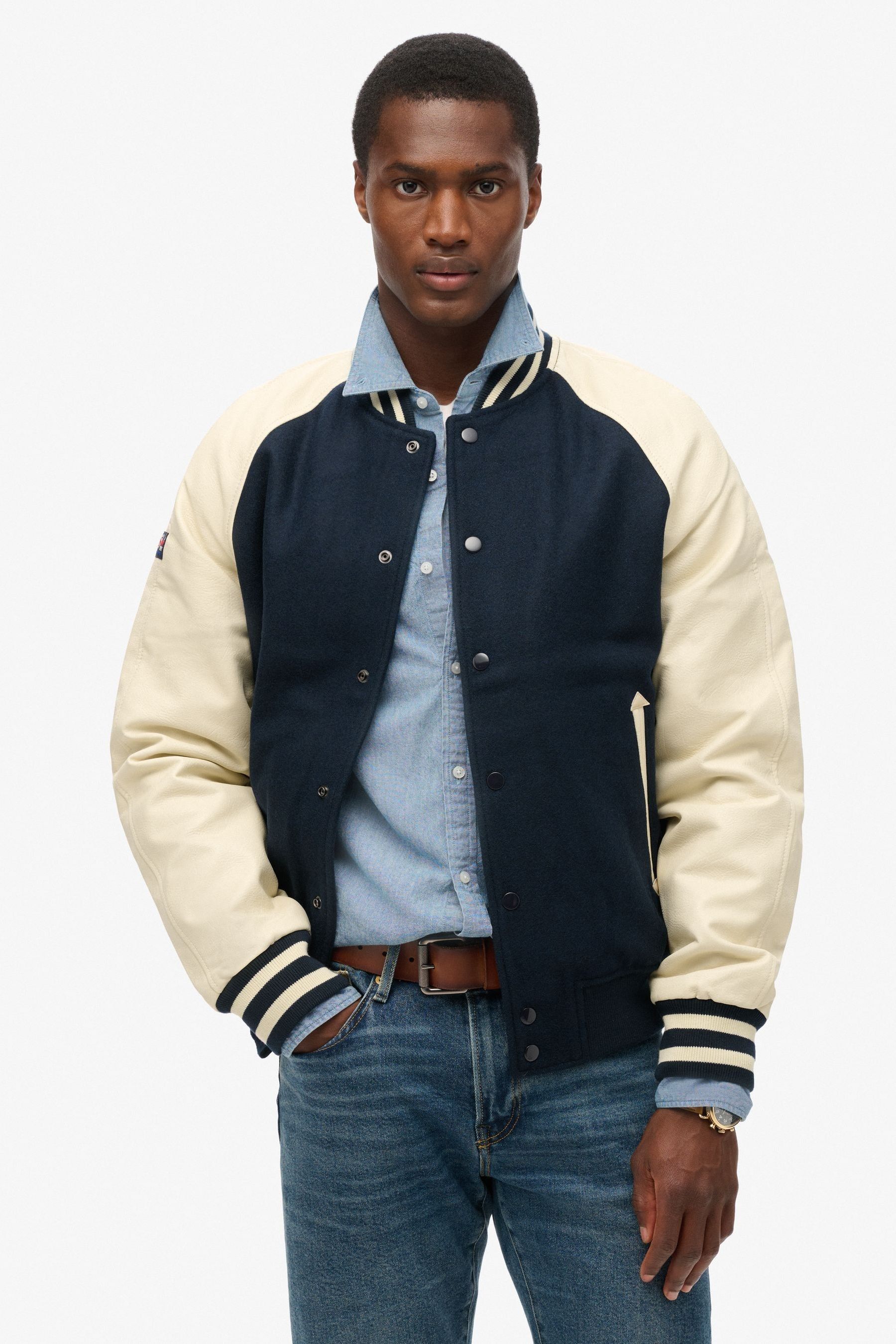 Mens varsity bomber online
