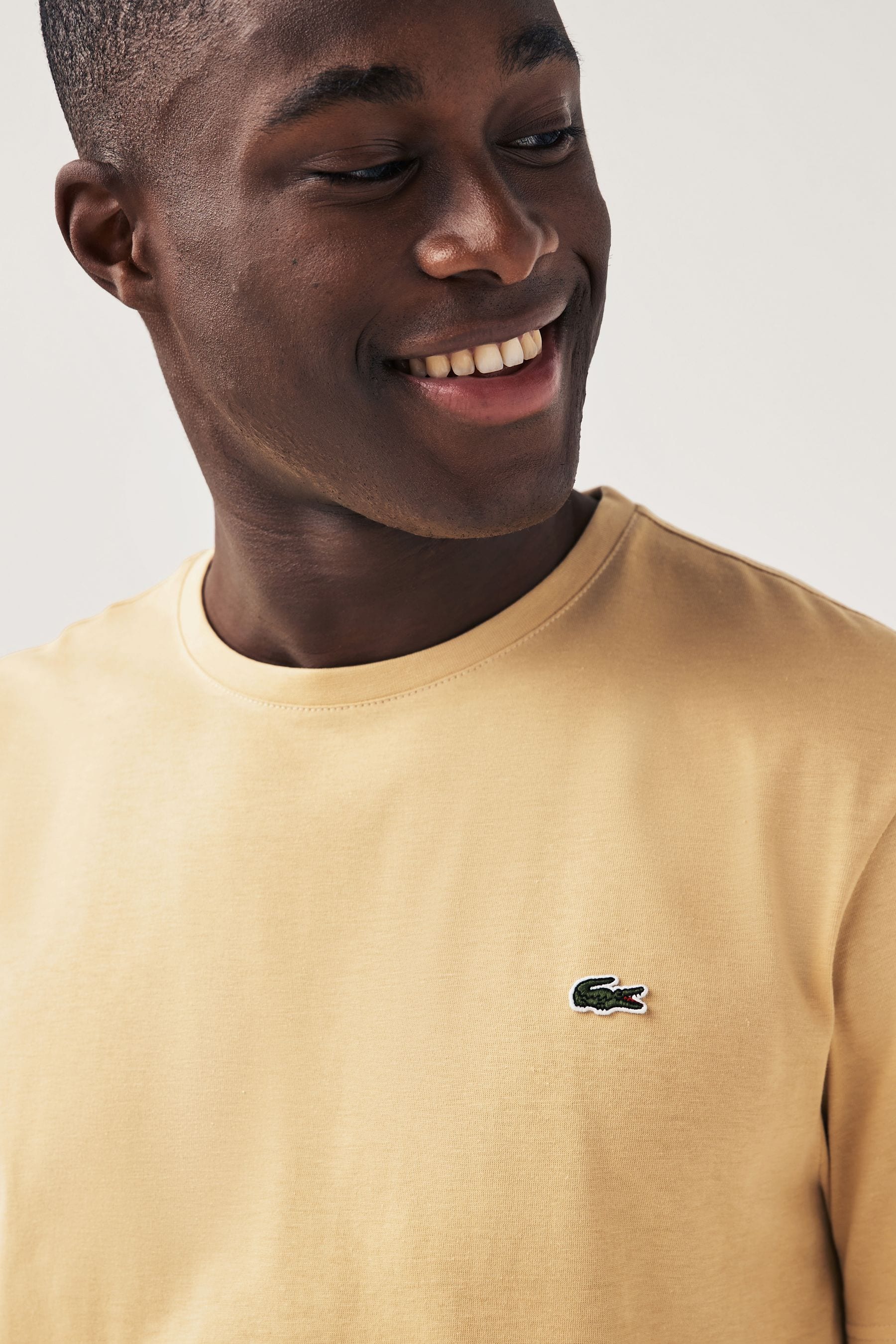 Buy Lacoste Sports Tan Brown T Shirt from the Next UK online shop