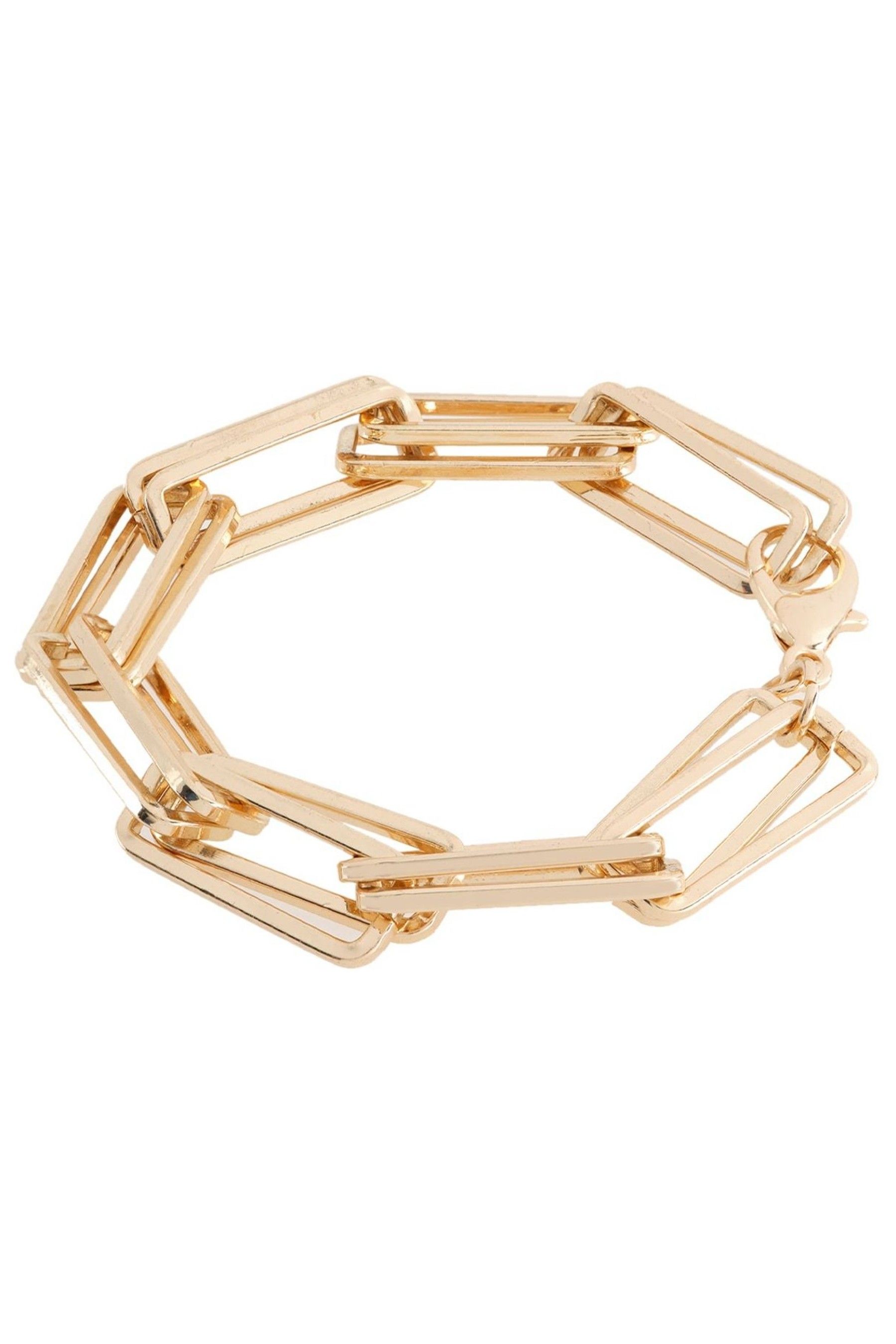 Square link sales bracelet