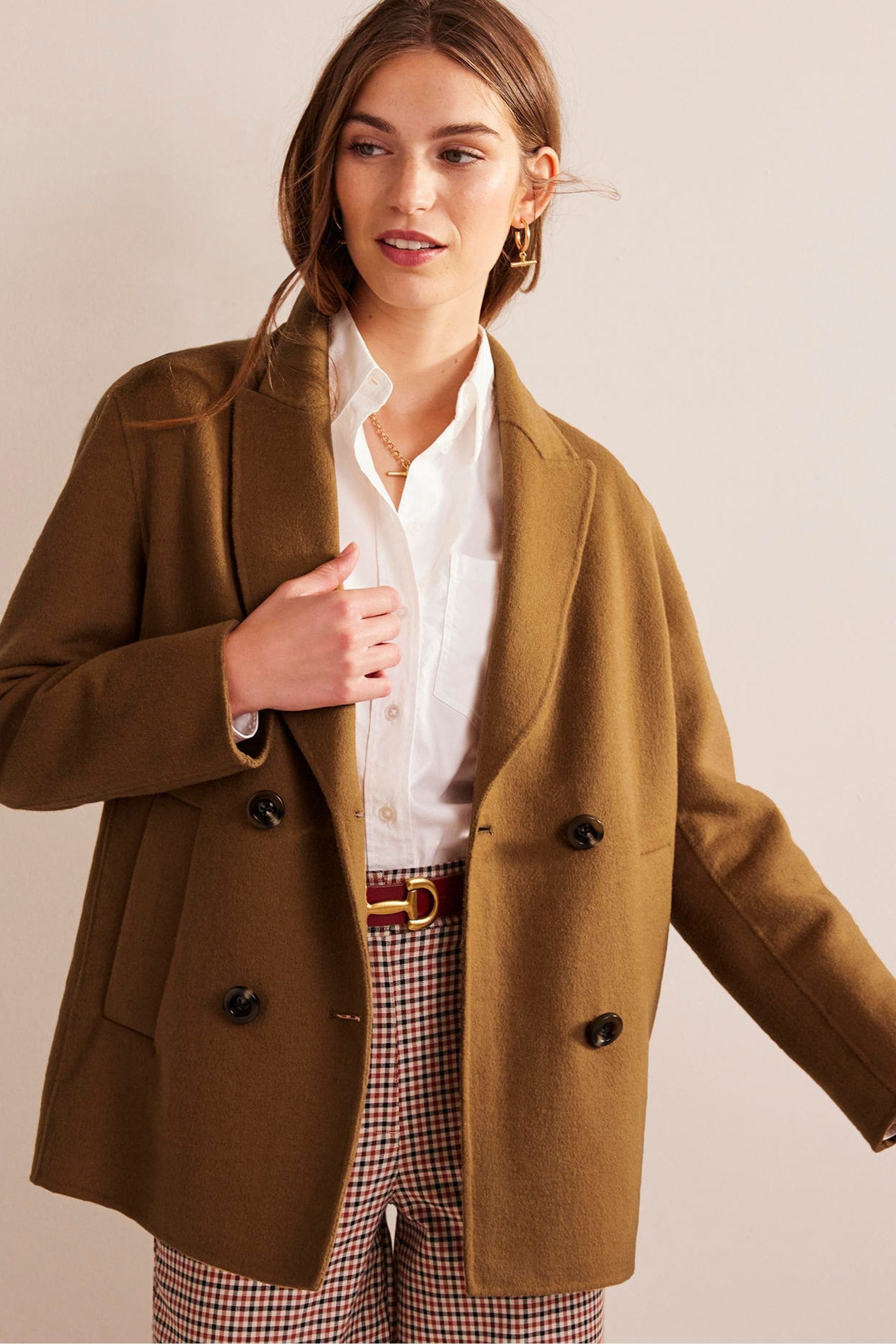 Orange pea discount coat womens