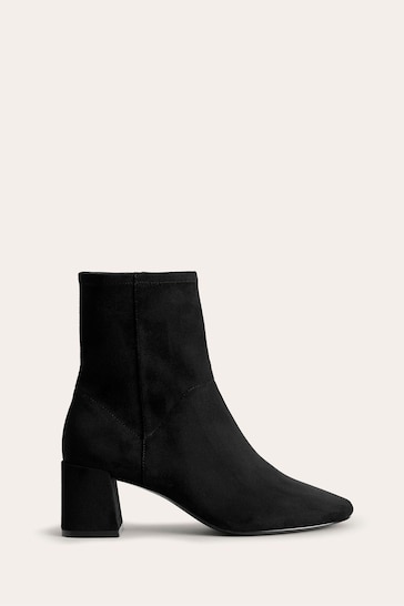 Boden Black Stretch Ankle Boots