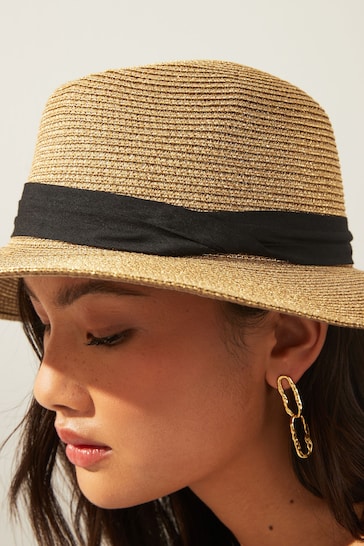 Gold Panama Hat