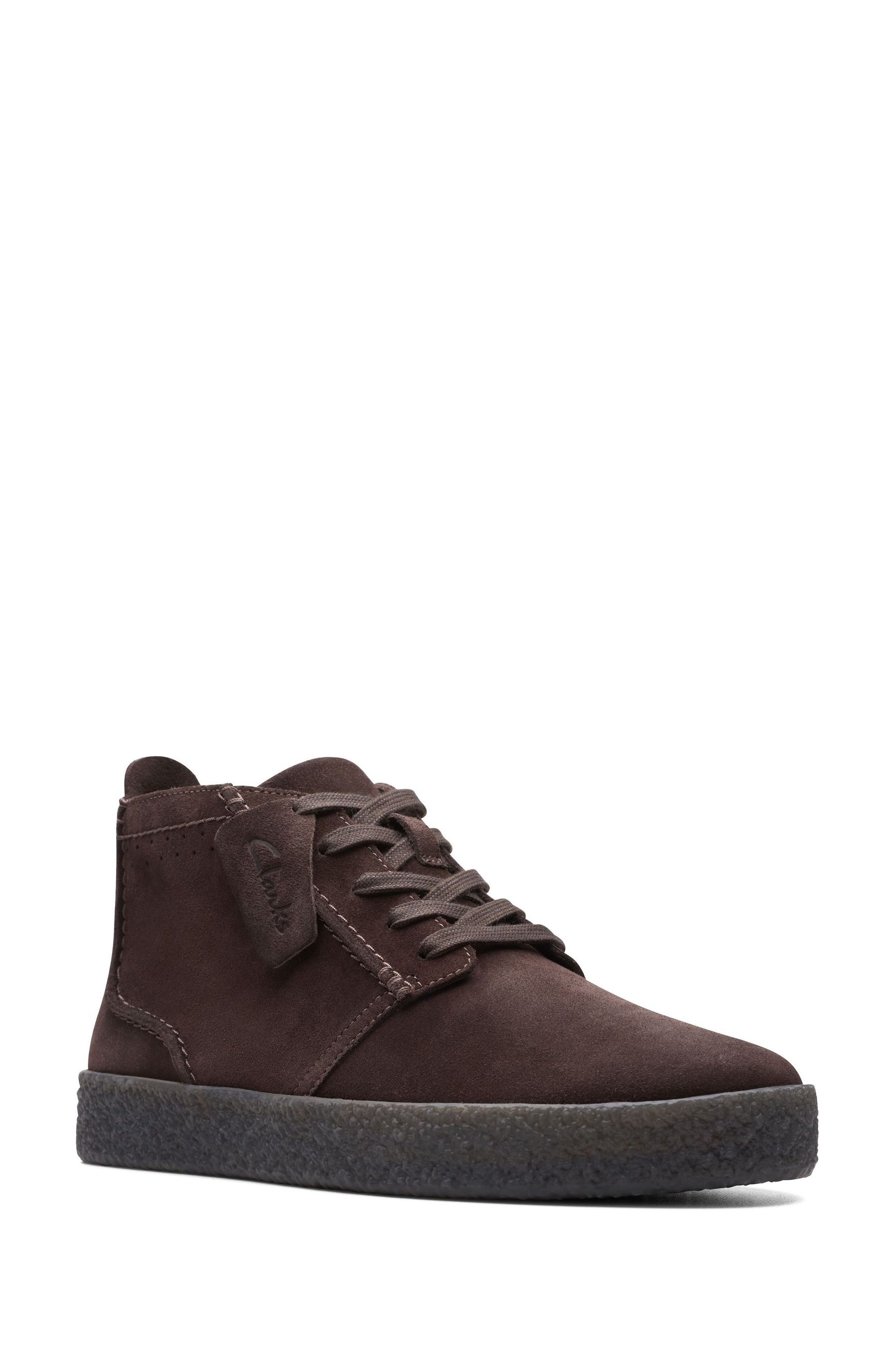 Clarks mens brown sales shoes