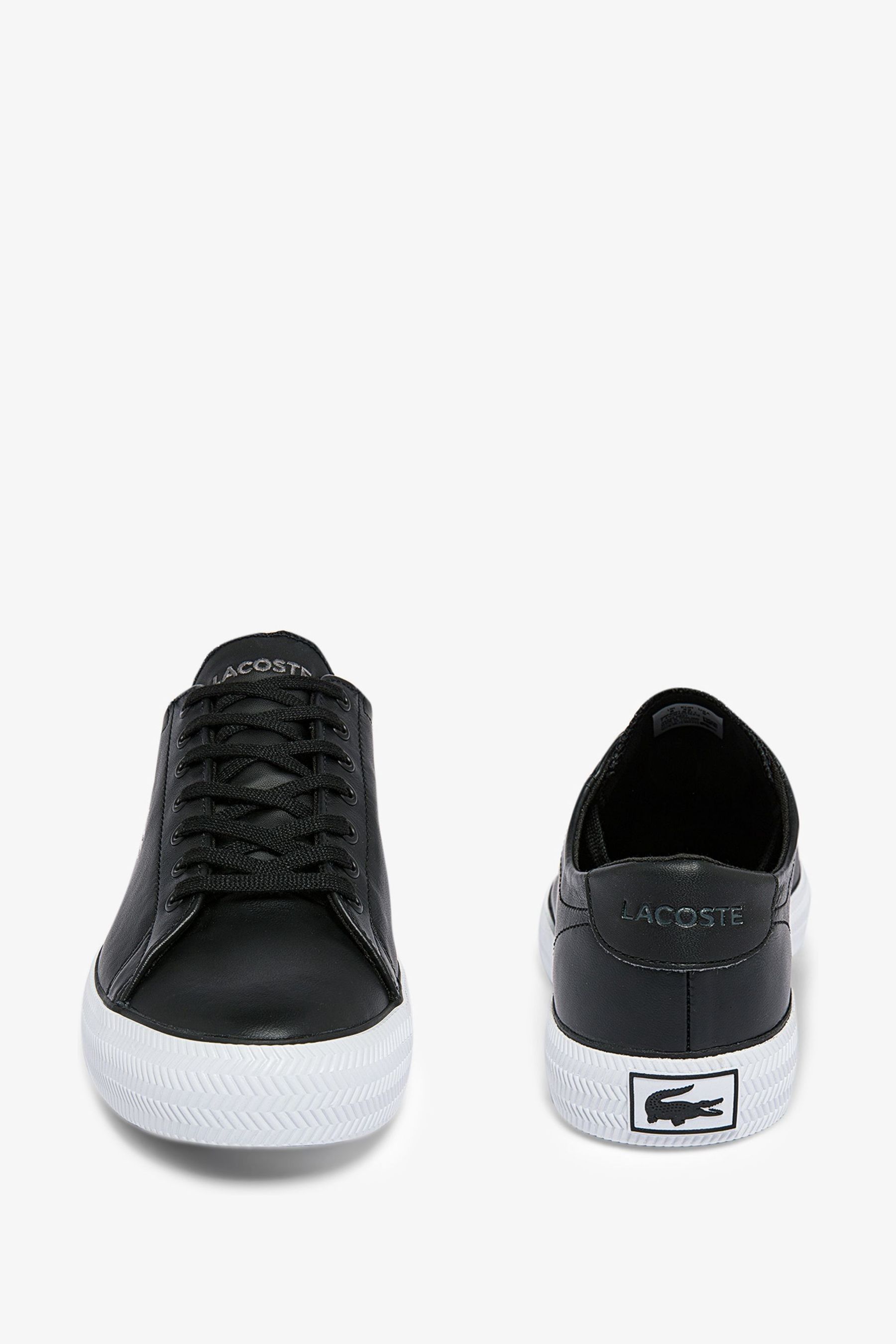 Lacoste nappa shop leather trainers