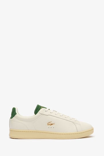 Lacoste Cream Carnaby PRO 124 Trainers