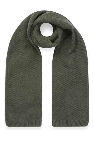 Celtic & Co. Lambswool Moss Stitch Scarf