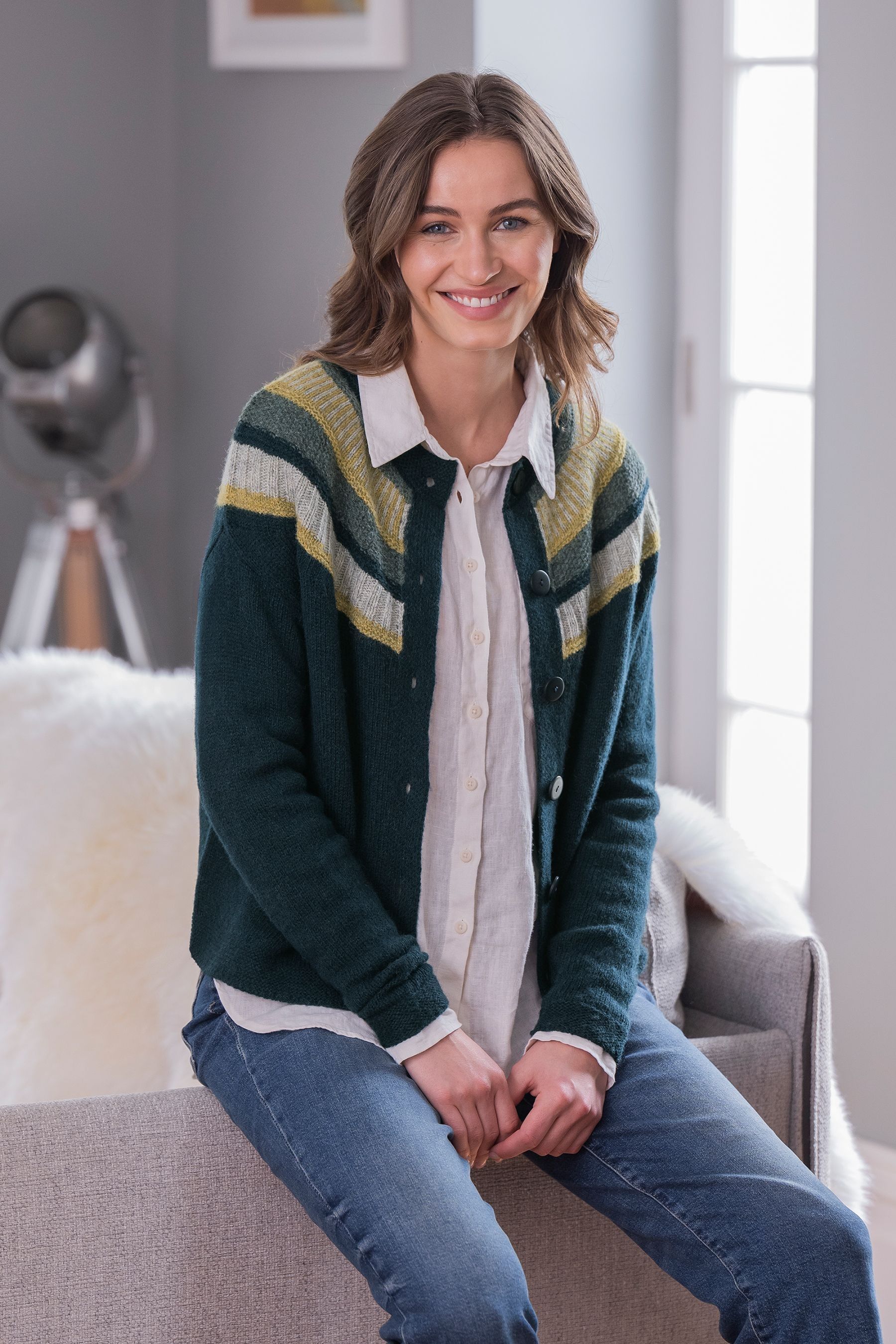 Yoke shop shirts cardigan
