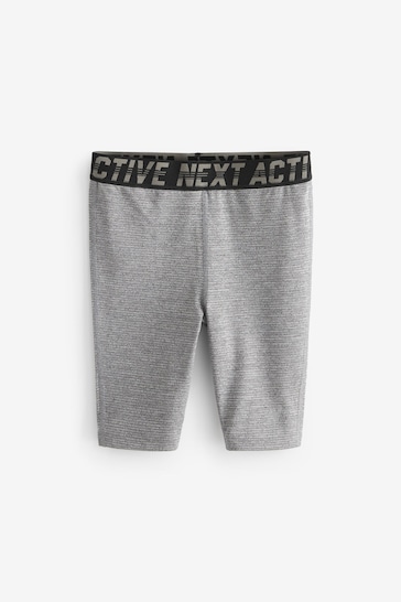 Grey Textured Base Layer Shorts (3-16yrs)