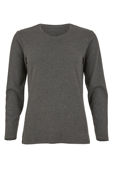 Celtic & Co. Grey Organic Cotton Long Sleeve T-Shirt