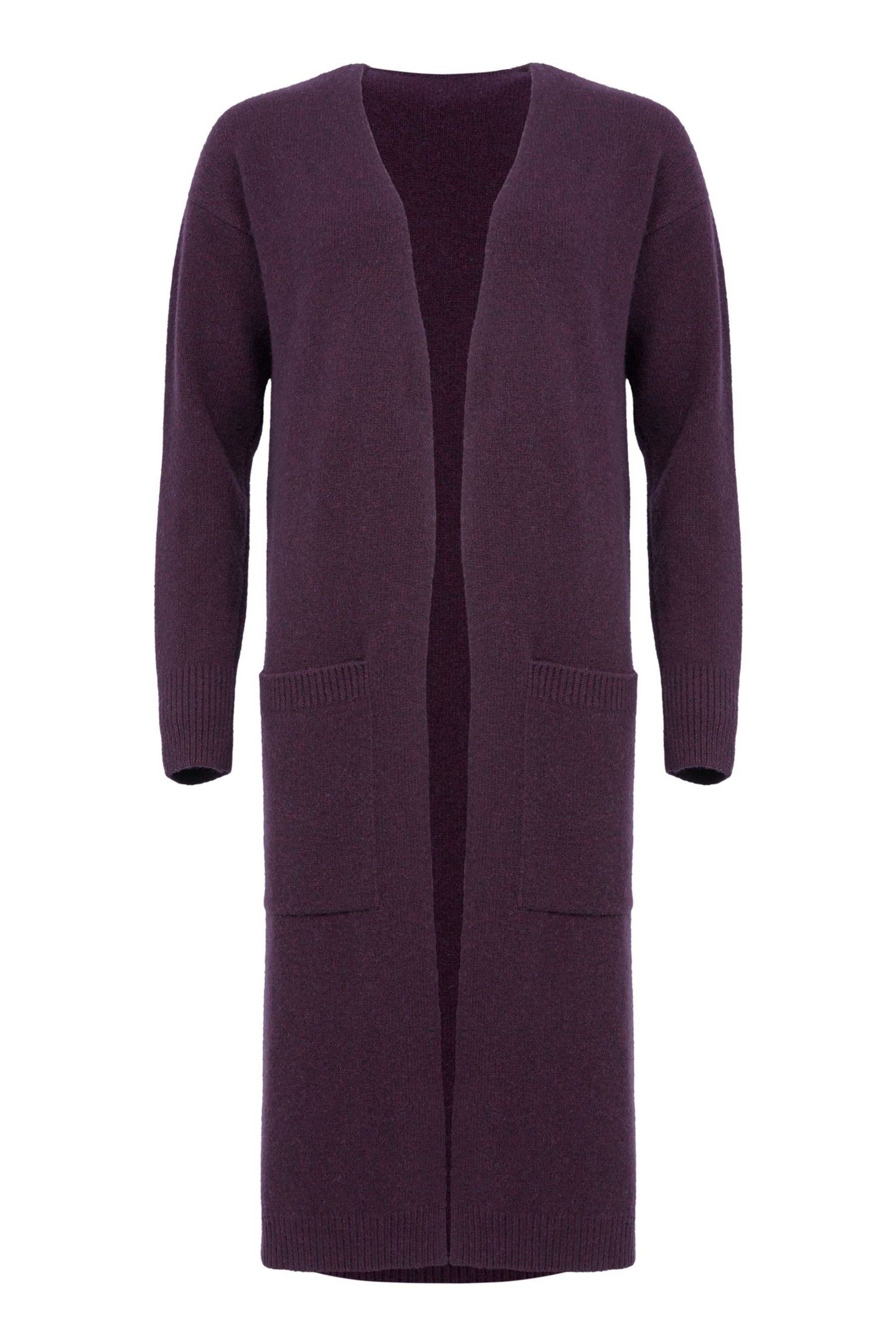 Plum long cardigan hot sale