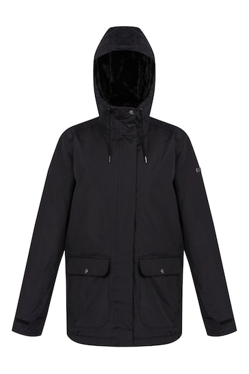 Regatta Black Broadia Waterproof Thermal Insulated Jacket