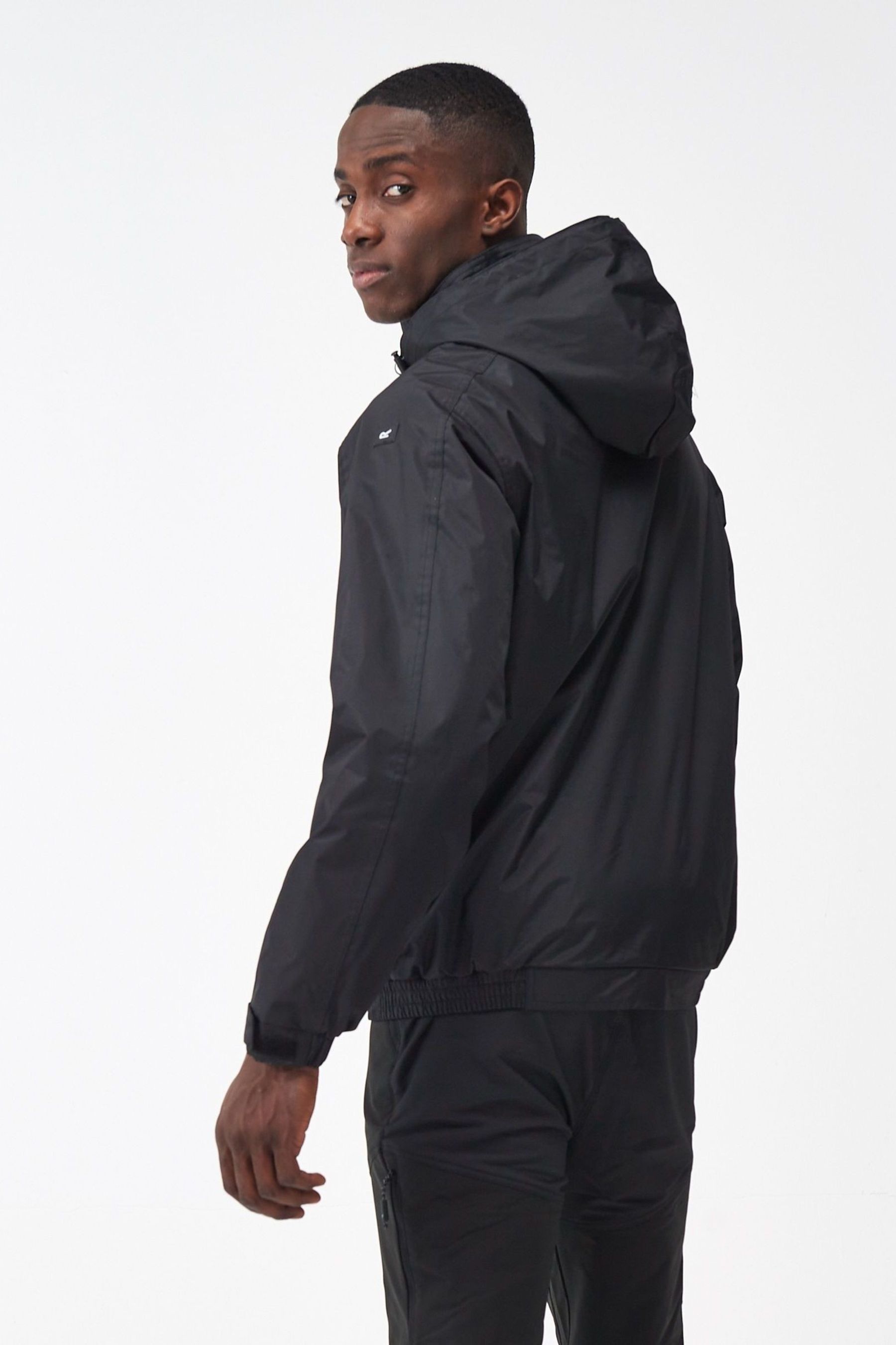 Black hiking jacket best sale