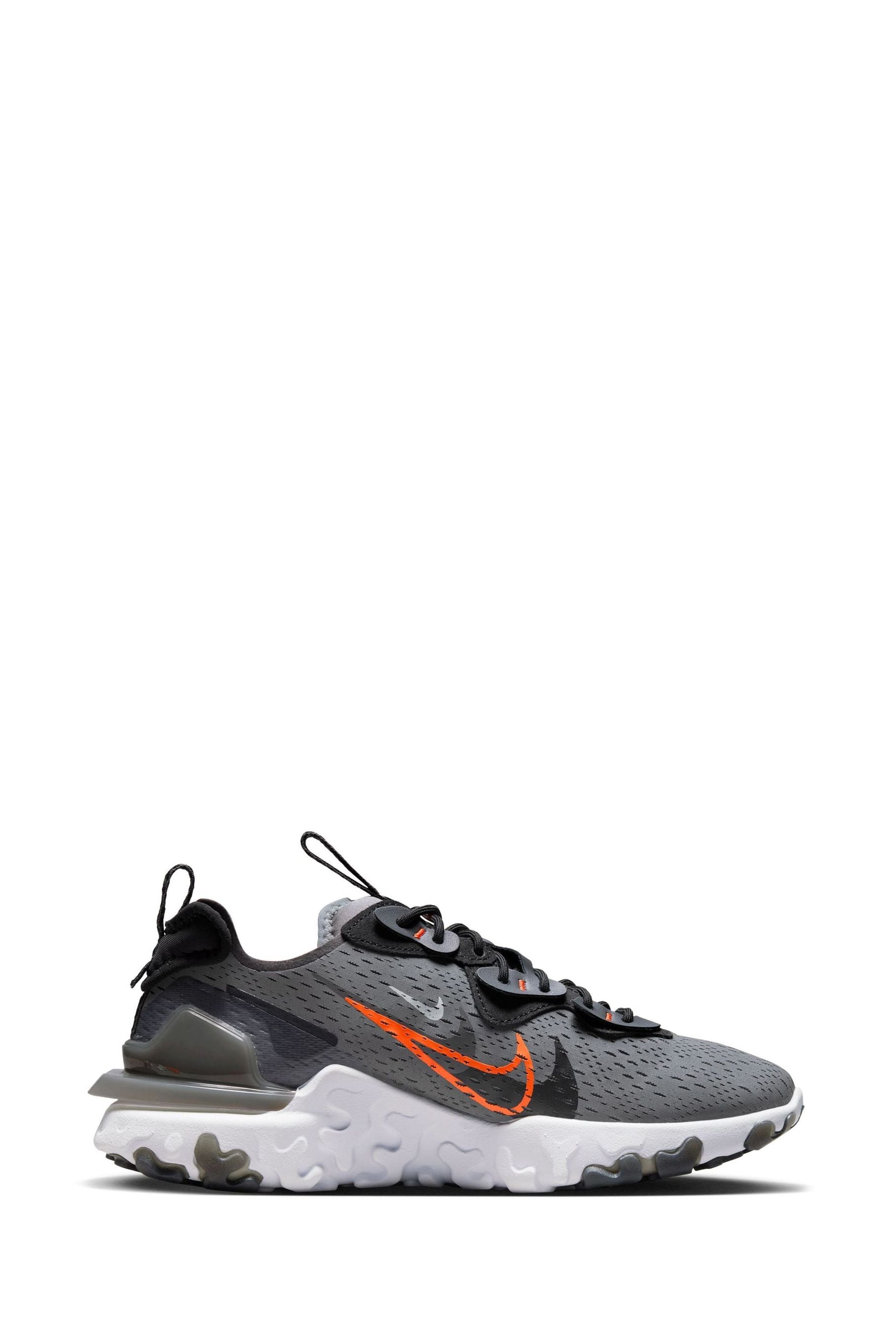 Nike react grise discount orange