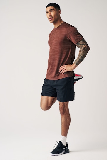 Clay Red Active Mesh Training T-Shirt