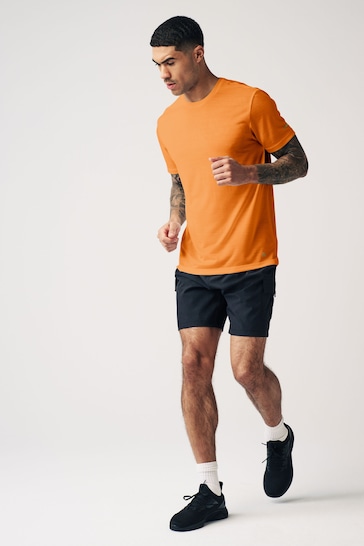 Orange Active Mesh Training T-Shirt
