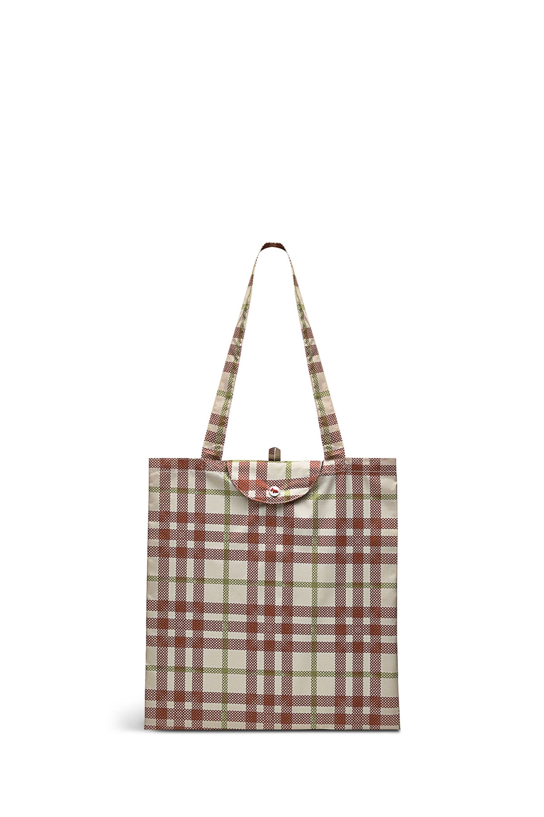 Buy Radley London Grey Check Responsible Foldaway Bag from the