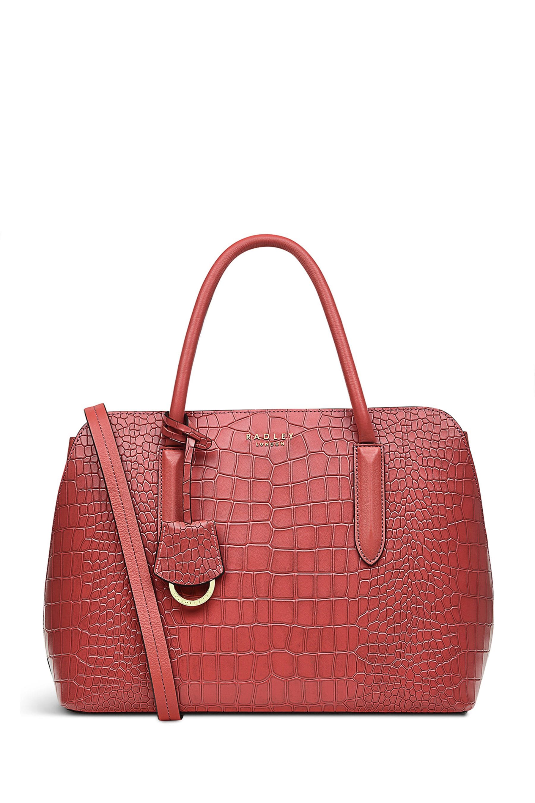 Buy Radley London Red Liverpool Street 2.0 Faux Croc Medium Zip