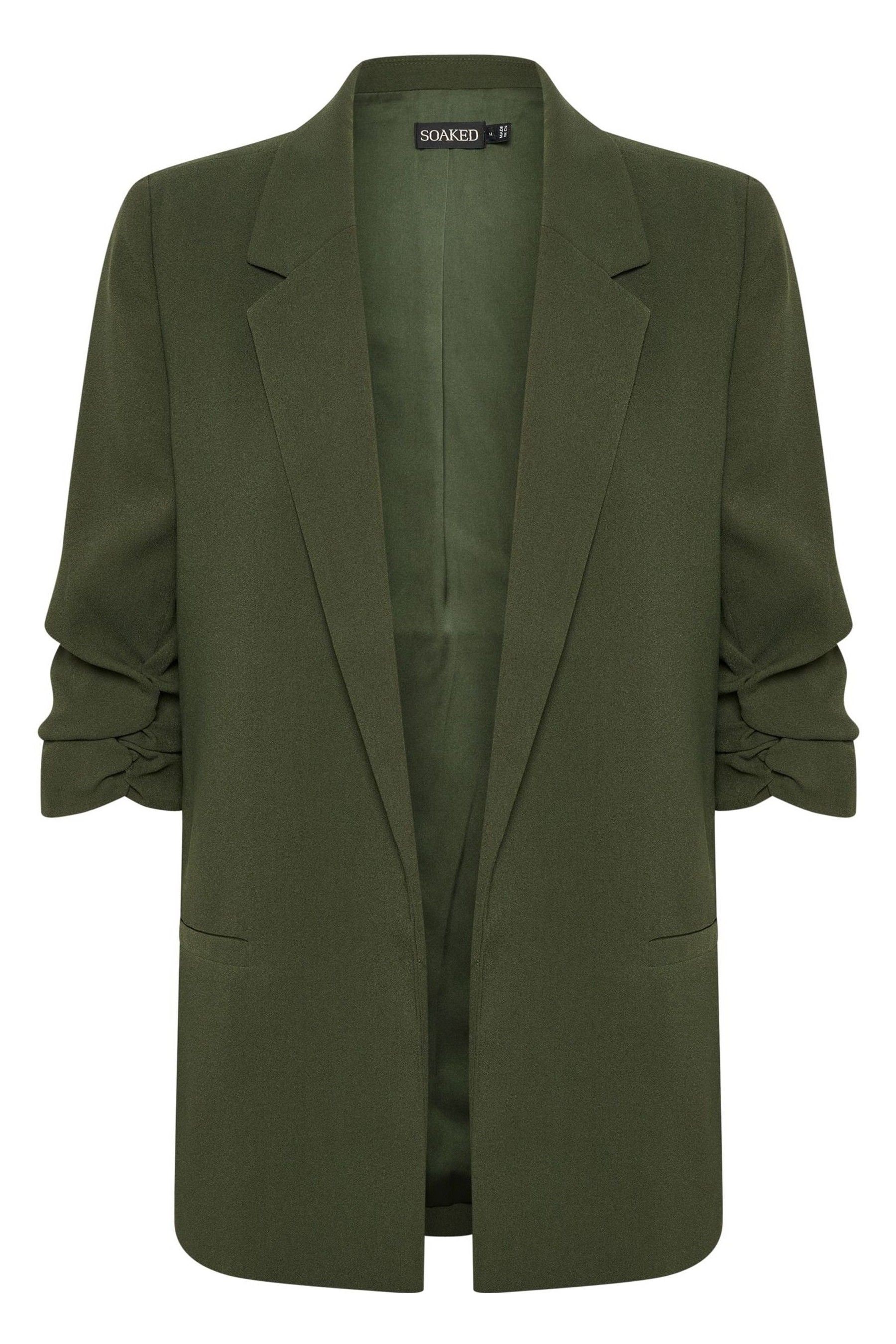Long open top front blazer