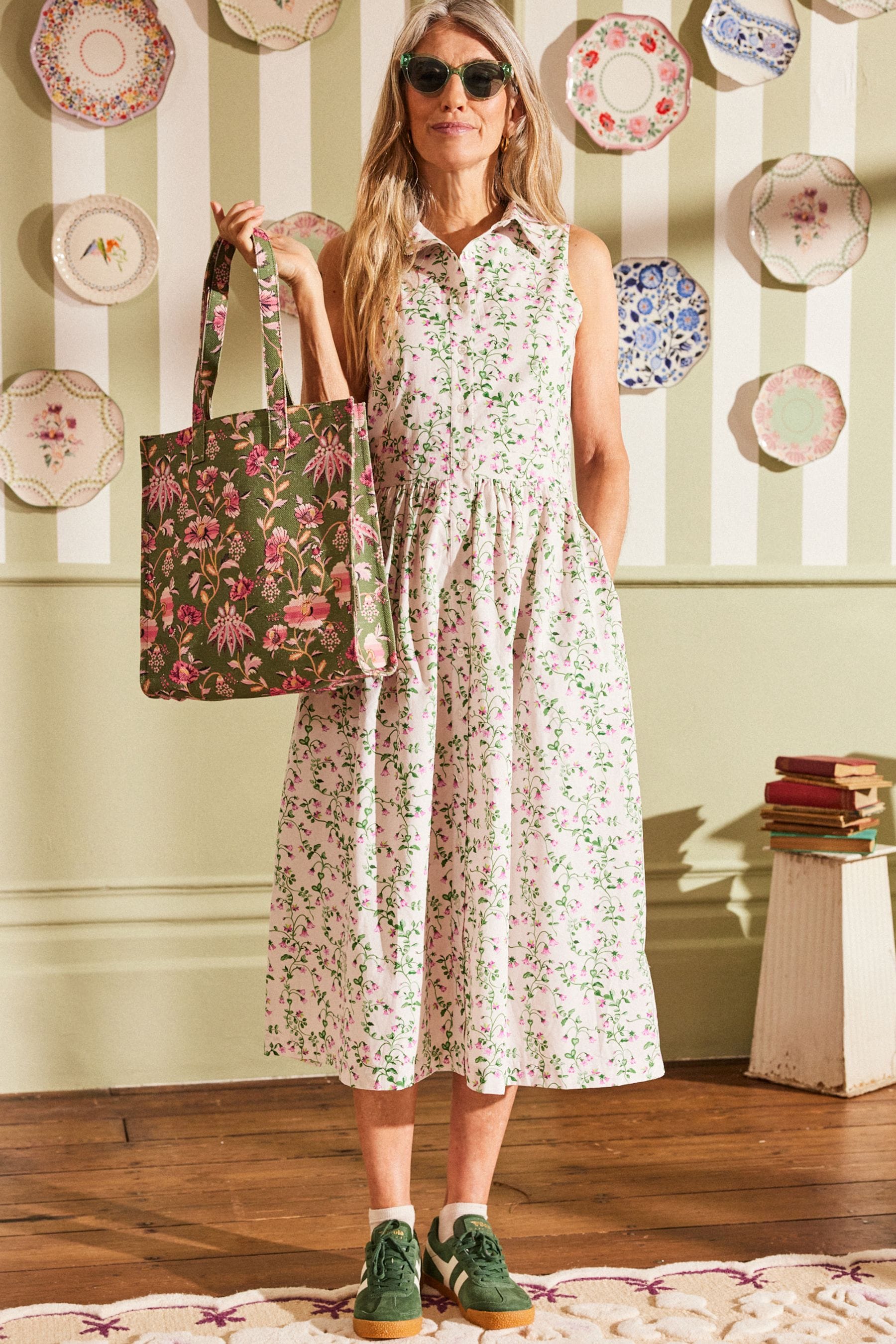 Buy Cath Kidston White 100 Cotton Shirtdress from the EiprShops online shop