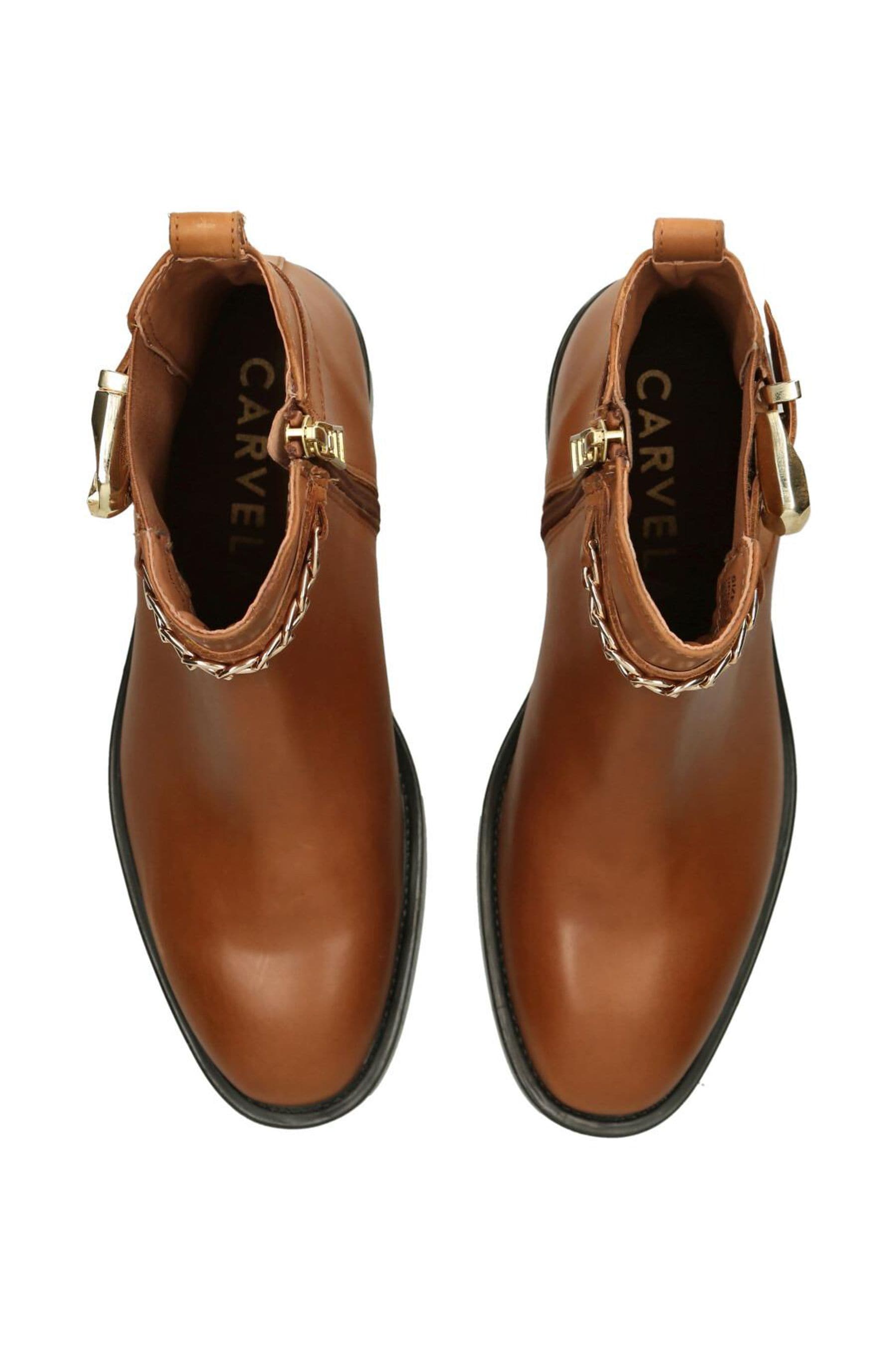 Carvela tan top boots