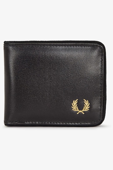 Fred Perry Bifold Black Wallet