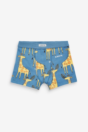 Safari Print Soft Waistband Trunks 5 Pack (1.5-16yrs)