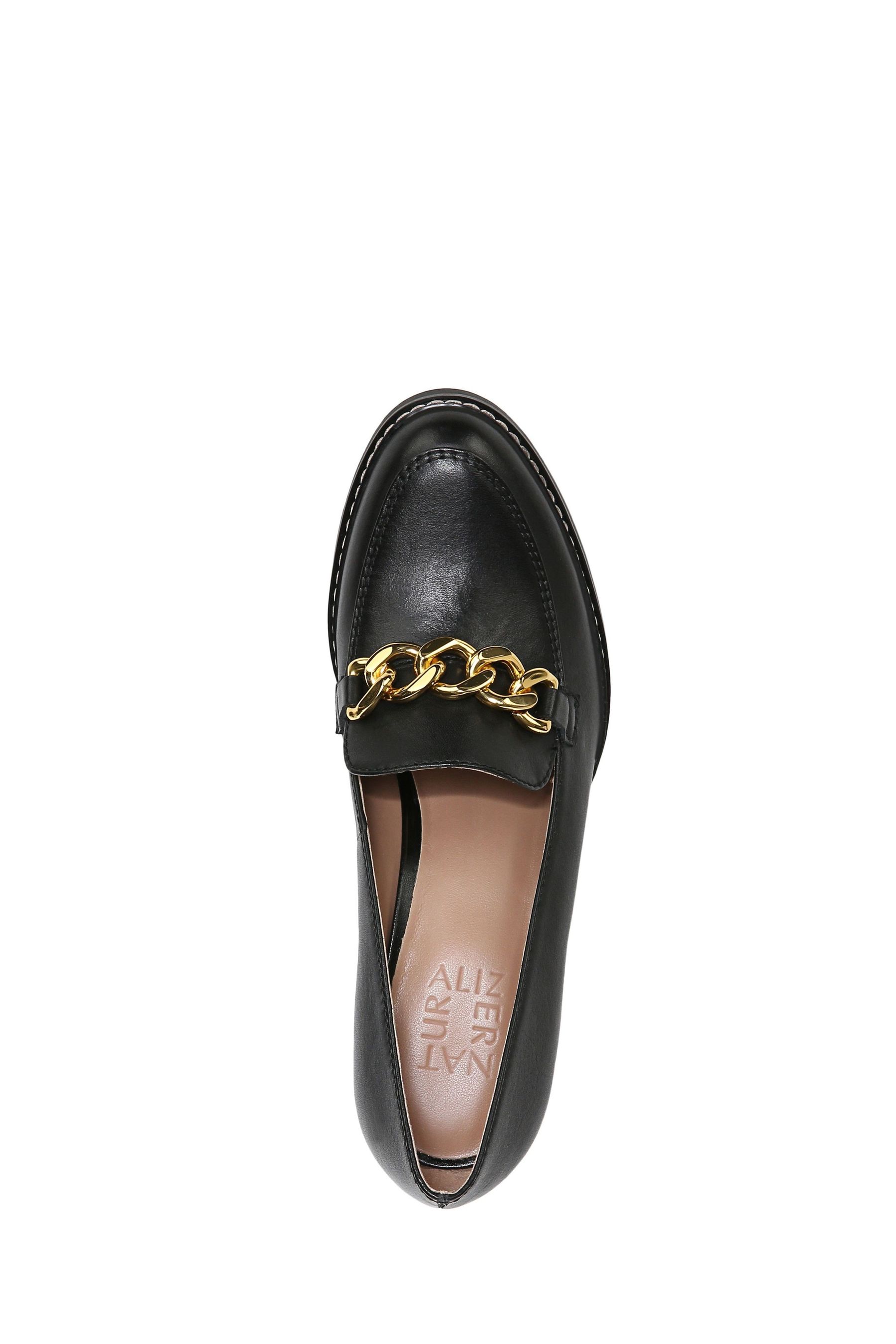 Naturalizer top black loafers